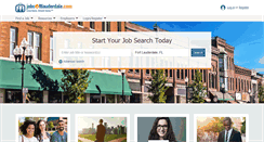 Desktop Screenshot of jobsinftlauderdale.com